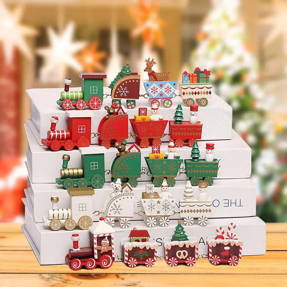 Feestelijke Ornamenten Kersttrein Decoratie voor Thuis | Kinderen kerstgeschenk - Ornamel