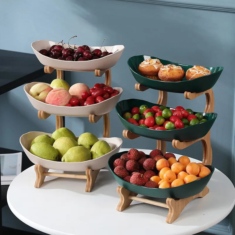 Luxe 3 delige Fruitschaal | Elegant ontwerp - MaxiBowl