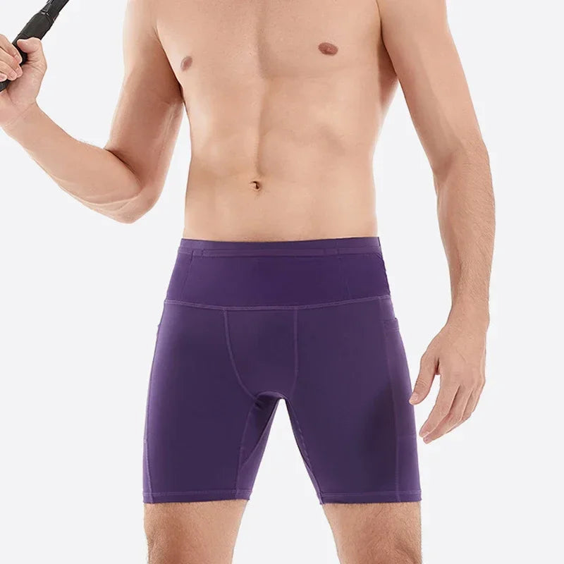 Compressieshorts voor Mannen met 6 Zakken | Sneldrogend voor Hardlopen & Fitness - Govert