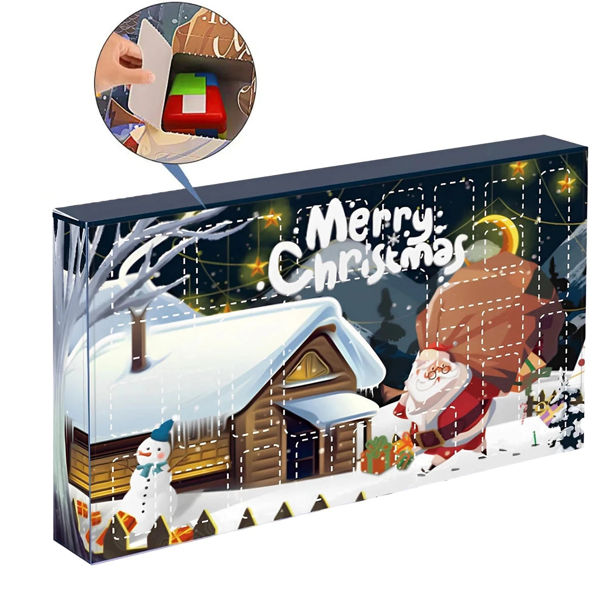 Kerst Countdown Puzzel Adventskalender 2024 | 24-delige Vakantie Puzzel Set | Leuk Kerstcadeau voor Kinderen & Volwassenen - Kallio