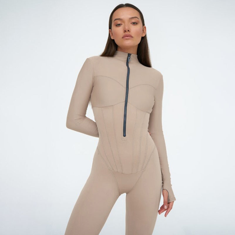 Catsuit met Hoge Halslijn - Embel