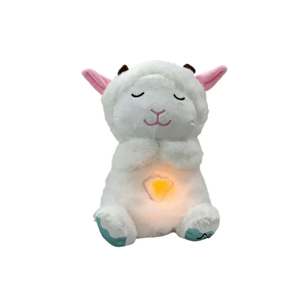 Babyslaaphulpmiddel Met Muziek, Licht en Ademhalingseffect | Kawaii Capybara Knuffel Voor Een Goede Nachtrust - Litbara