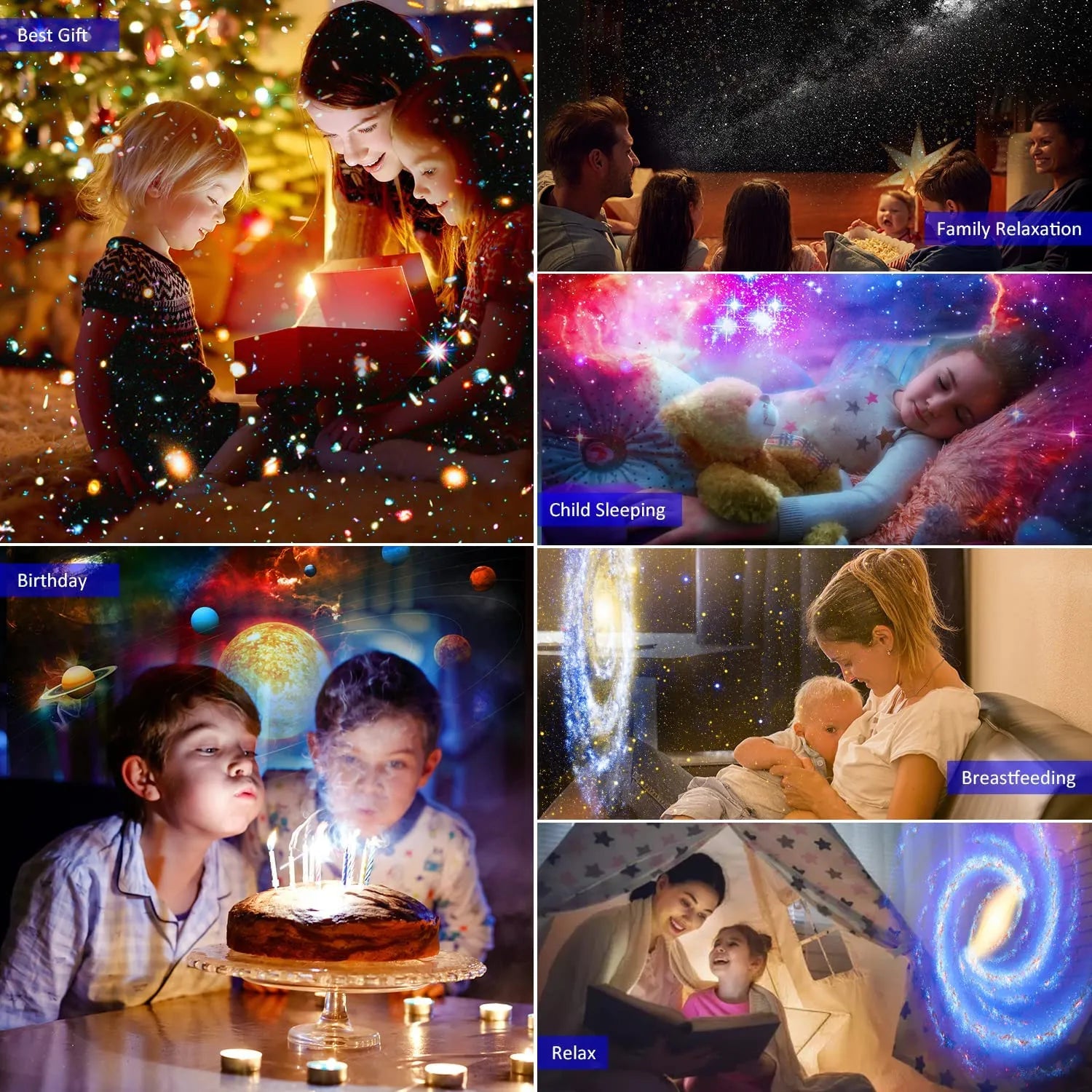 Galaxy Light - 13 In 1 Planetarium Sfeervol Nacht Projector Licht