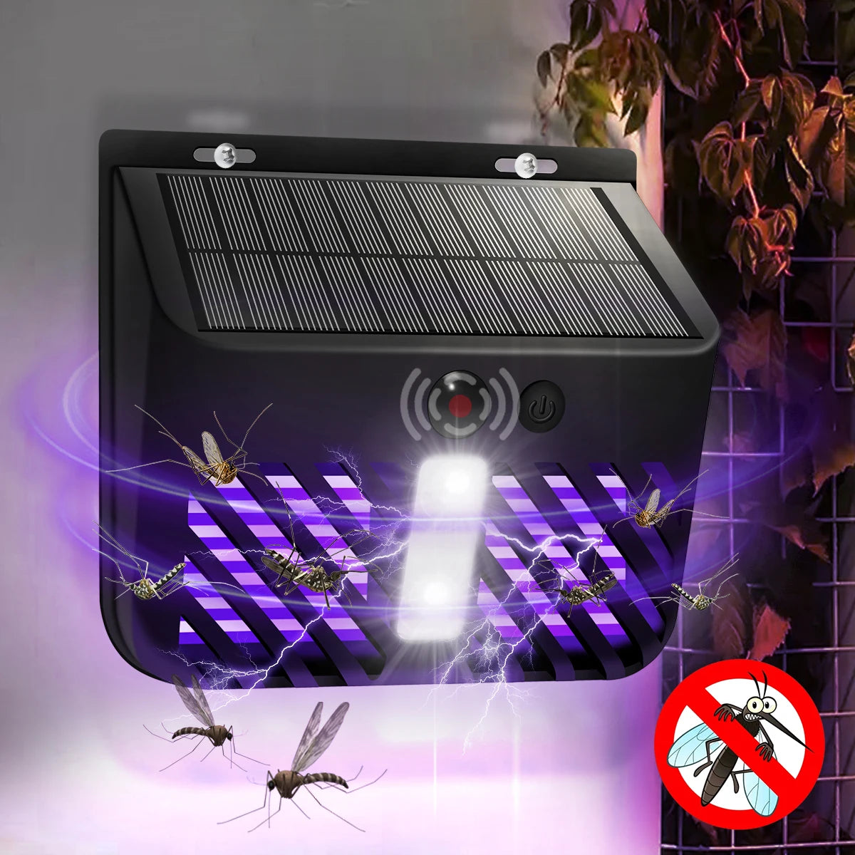 Buiten Tuin Insectenlamp | Motie Sensor Zonneverlichting - BugZap