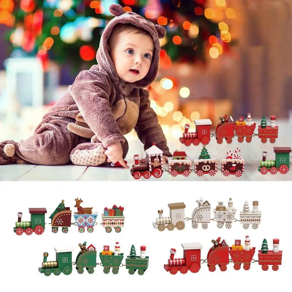 Feestelijke Ornamenten Kersttrein Decoratie voor Thuis | Kinderen kerstgeschenk - Ornamel