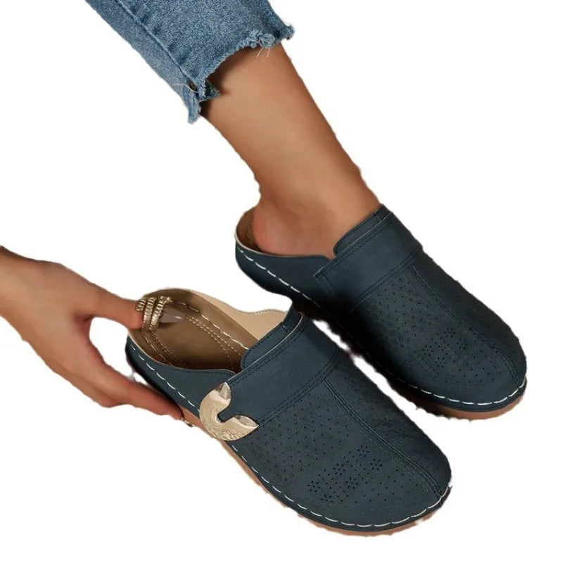 Dames Slip-On Platform Slippers | Stijlvol, Comfortabel & Anti-Slip voor Buiten - Ancelor