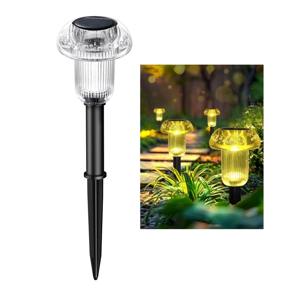 Outdoor tuin pad paddestoel zonne-gazon LED verlichting - WalkPath