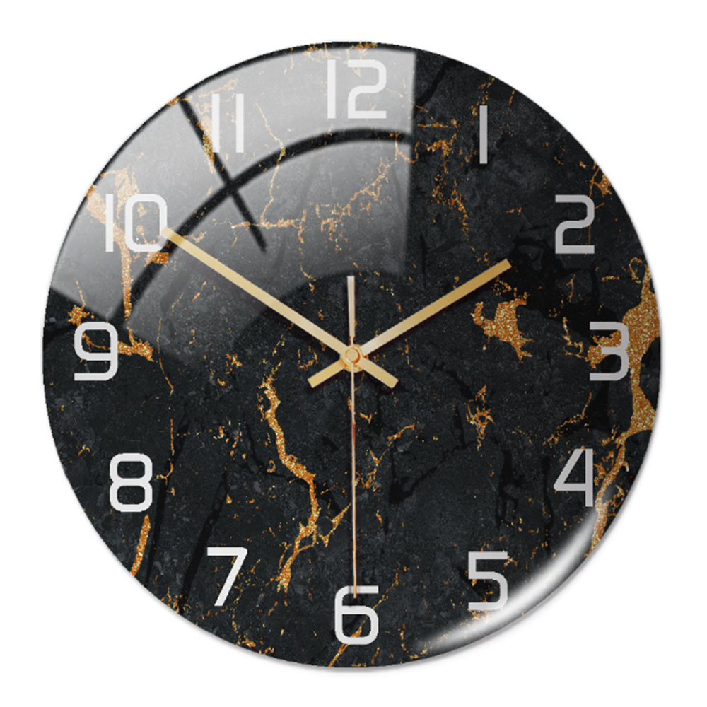 LuxuClock - Marmeren Textuur Wandklok