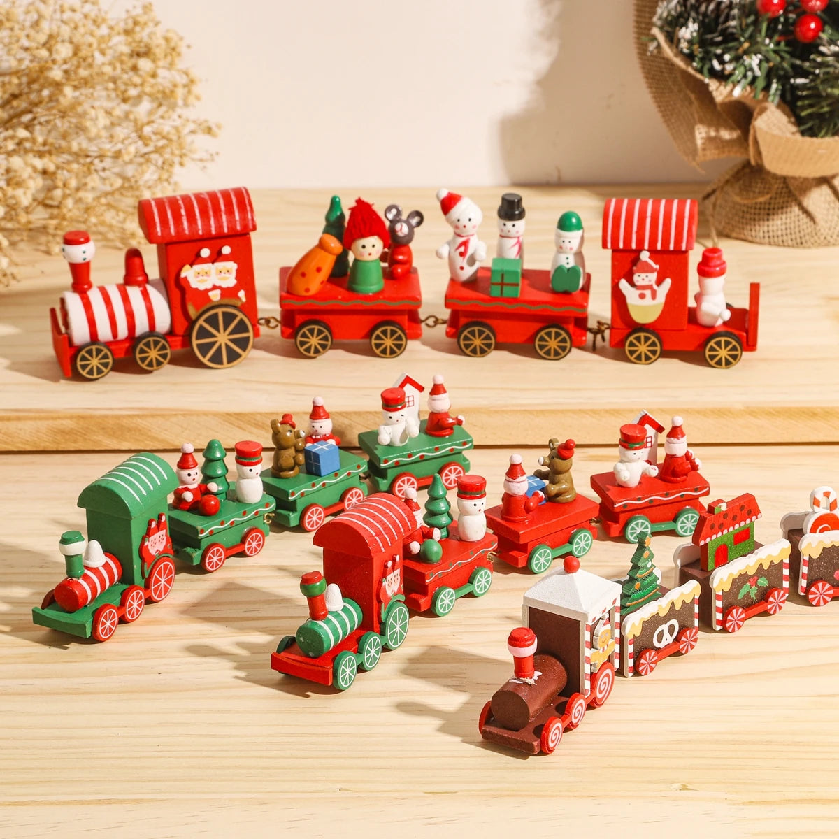 Feestelijke Ornamenten Kersttrein Decoratie voor Thuis | Kinderen kerstgeschenk - Ornamel