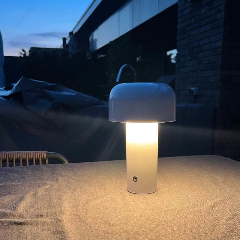 Garny - Draagbare USB Oplaadbare Touch Bedlamp Woonkamer Decoratie Lamp