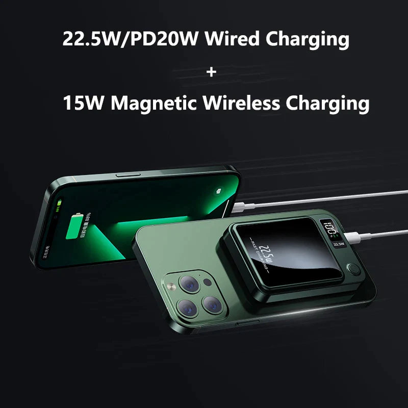 PowerMag - Draadloze magnetische powerbank