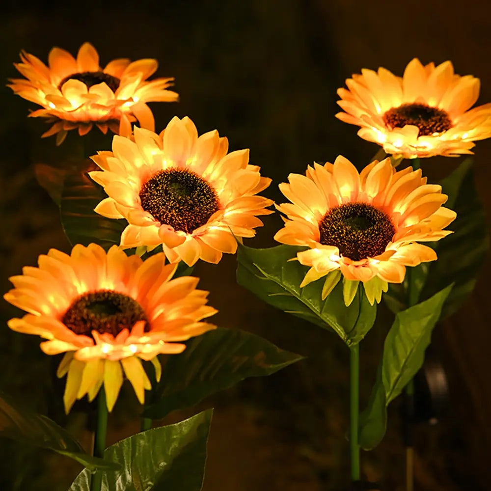 Waterdichte Tuin Zonnebloem op Zonneverlichting - PathFlower