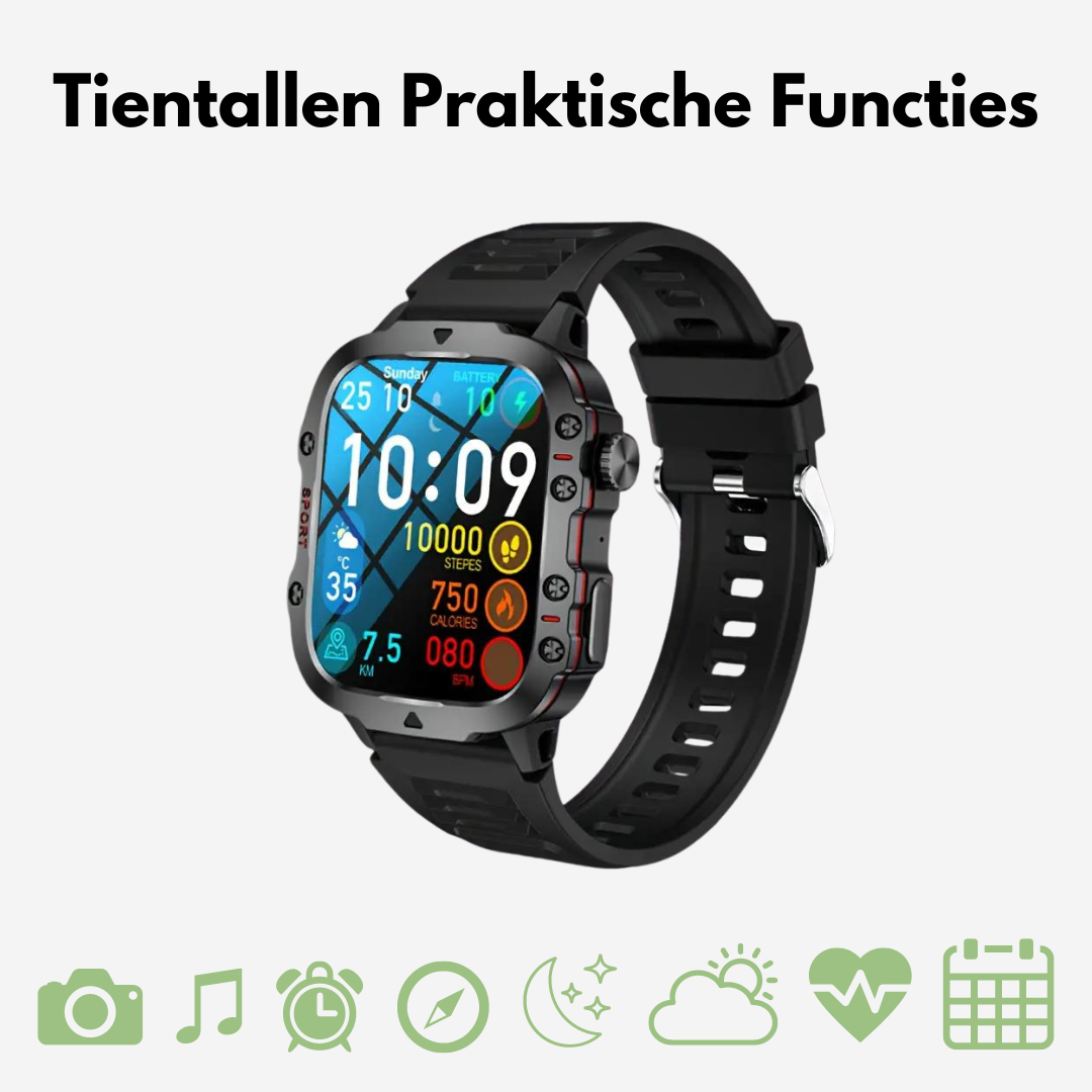 Sport Smartwatch - IP68 Waterdicht - Gaven