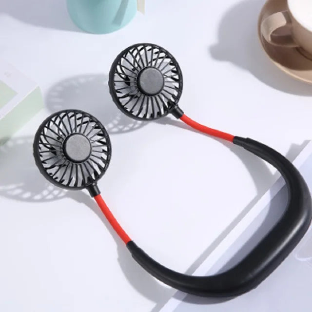 MiniAir | Draagbare USB dubbele mini nek ventilator