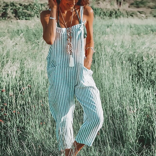 Dames Trends Demi Jumpsuit met Verstelbare Riemen | Casual Zomer Must-Have - Talissa