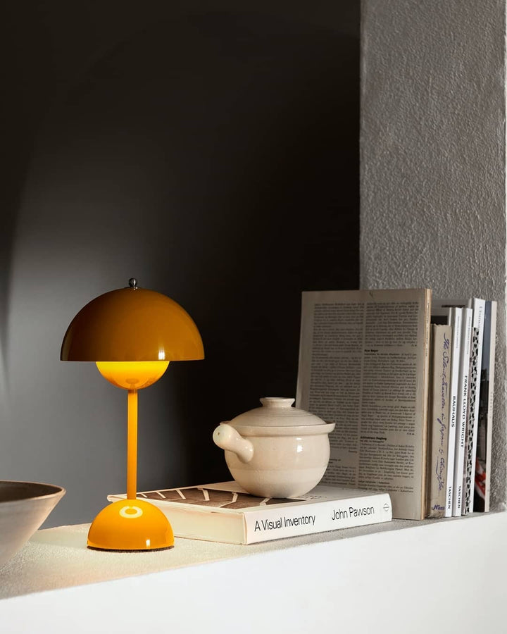 Mushlamp | Tafellamp met retro lampenkap