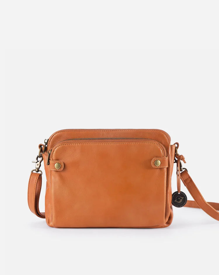 Leren crossbody schoudertassen - Lorein