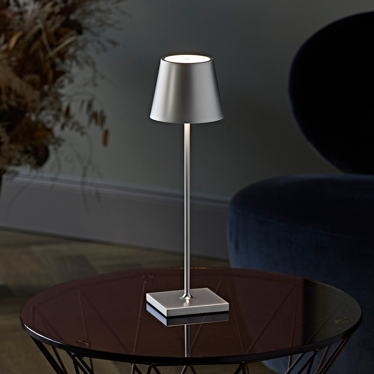 Dimbare Lange Tafellamp | Luxe design - Kleurenlamp