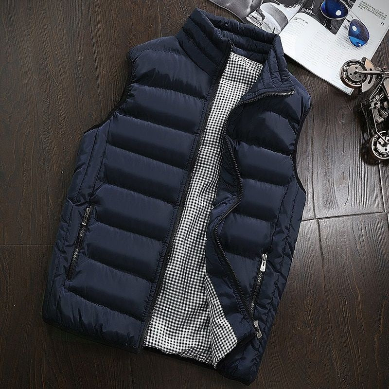 Waterdichte Heren Bodywarmer met Rits en Zakken - Elvino