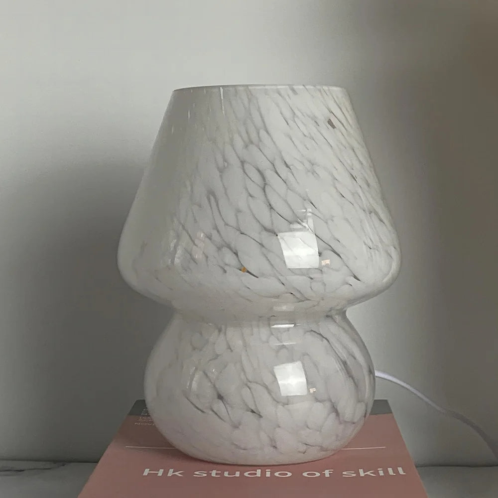 Esthetische glazen paddestoel lamp - Hunk