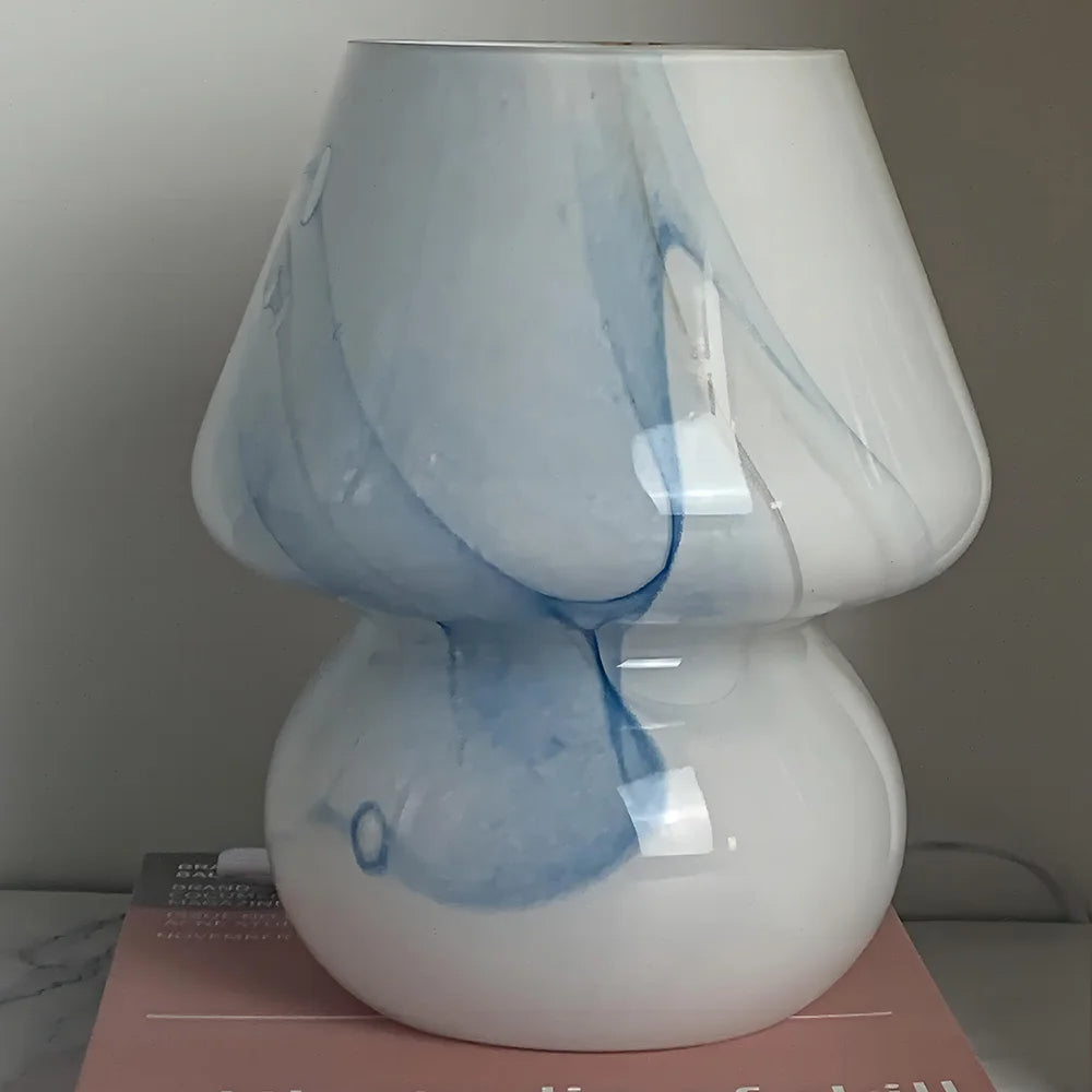 Esthetische glazen paddestoel lamp - Hunk