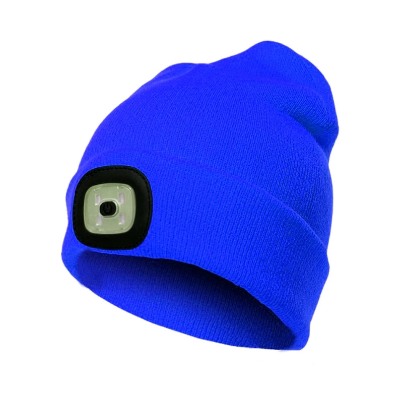 Warme LED Beanie muts met licht - Bry