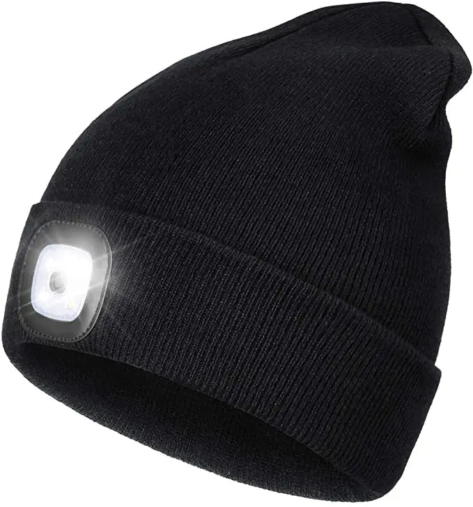 Warme LED Beanie muts met licht - Bry