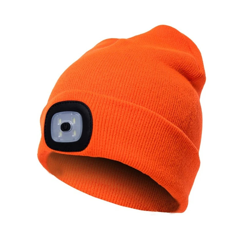 Warme LED Beanie muts met licht - Bry