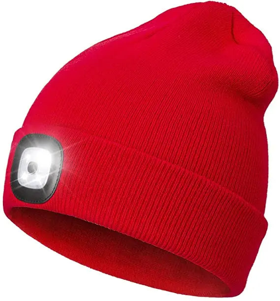 Warme LED Beanie muts met licht - Bry