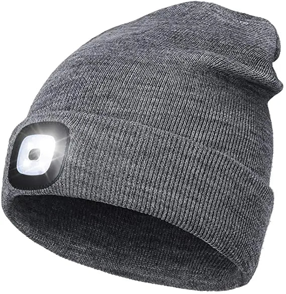 Warme LED Beanie muts met licht - Bry