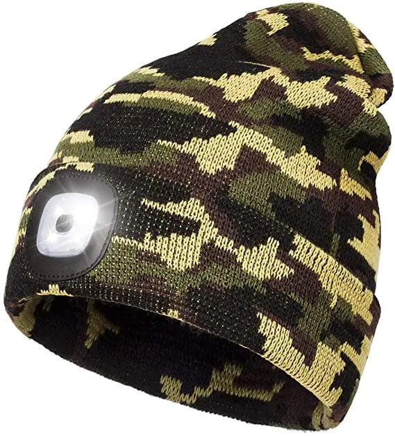 Warme LED Beanie muts met licht - Bry