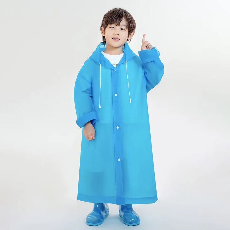 Herfst Winter Waterdichte Kinder Regen Poncho - Rencho