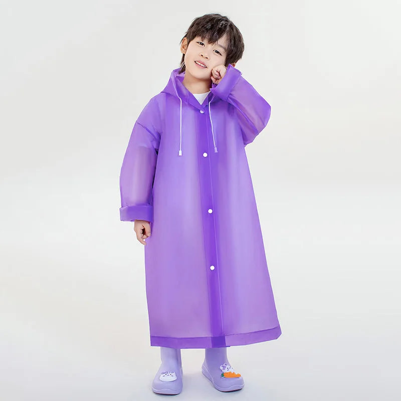 Herfst Winter Waterdichte Kinder Regen Poncho - Rencho