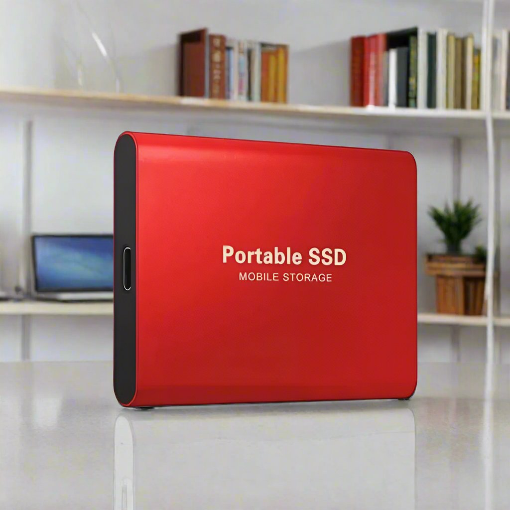 Draagbare externe SSD Supersnel | interklaascadeau | Mobiele opslag | Snelle opslag voor laptop en pc- SpeedFast