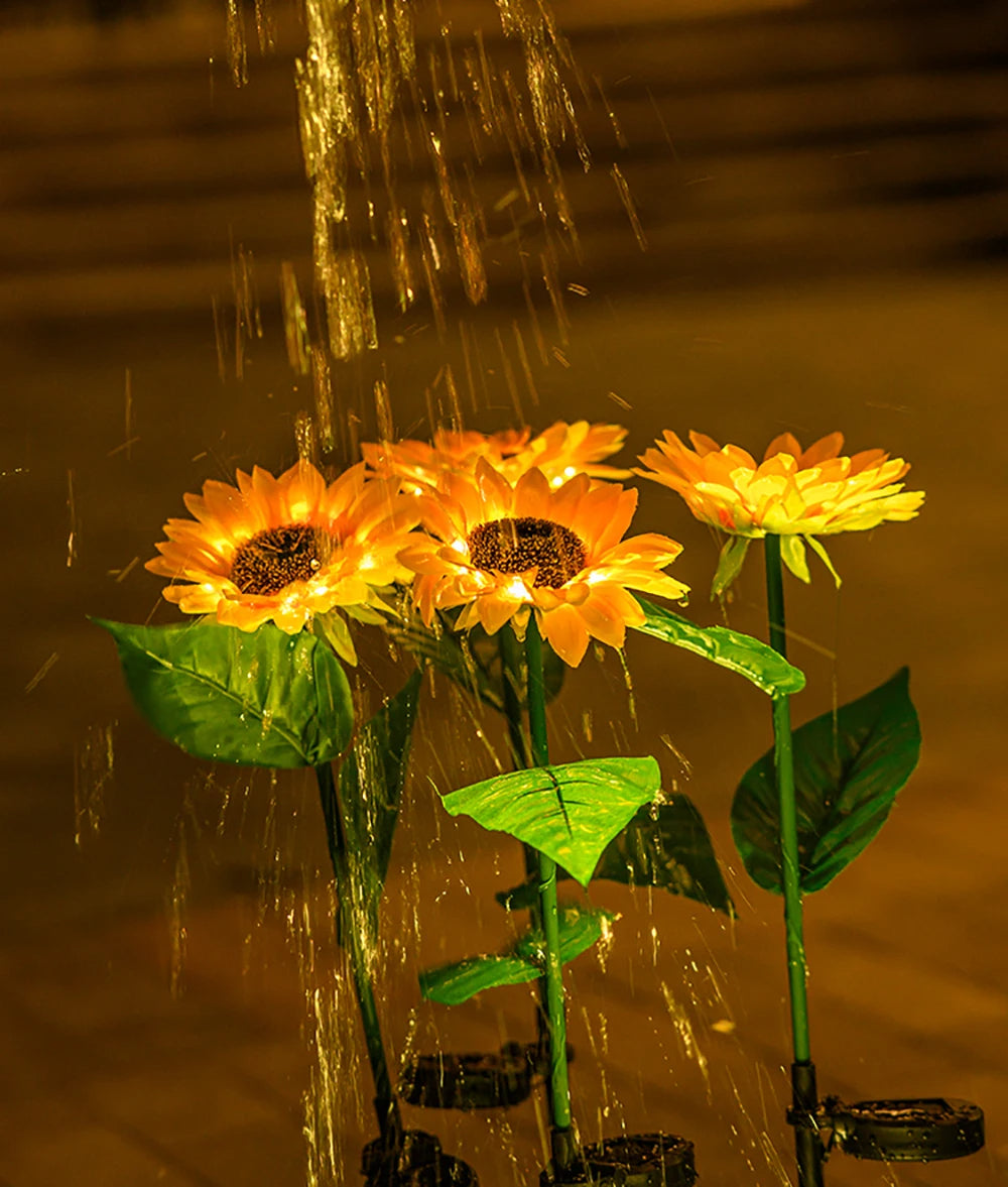 Waterdichte Tuin Zonnebloem op Zonneverlichting - PathFlower