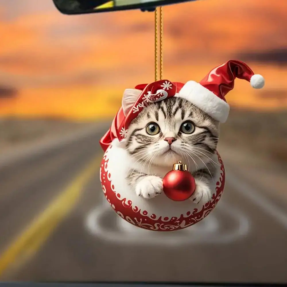 Schattige kat Kerst Adventskalender | Aftelkalender kat  | Grappige muurdecoratie voor kerstfeest - Kander