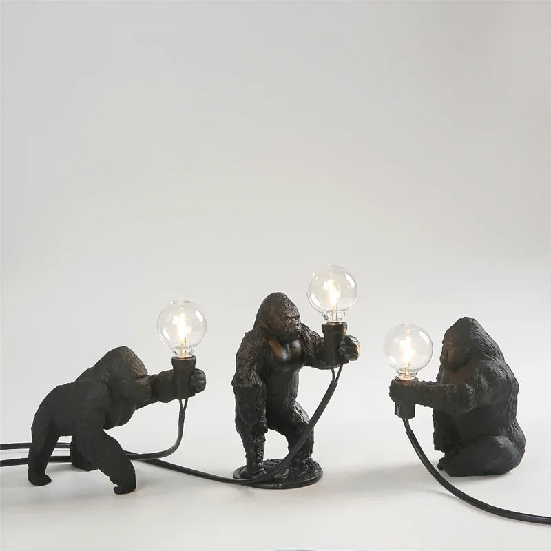 Moderne Mini Gorilla Tafellamp - Korie