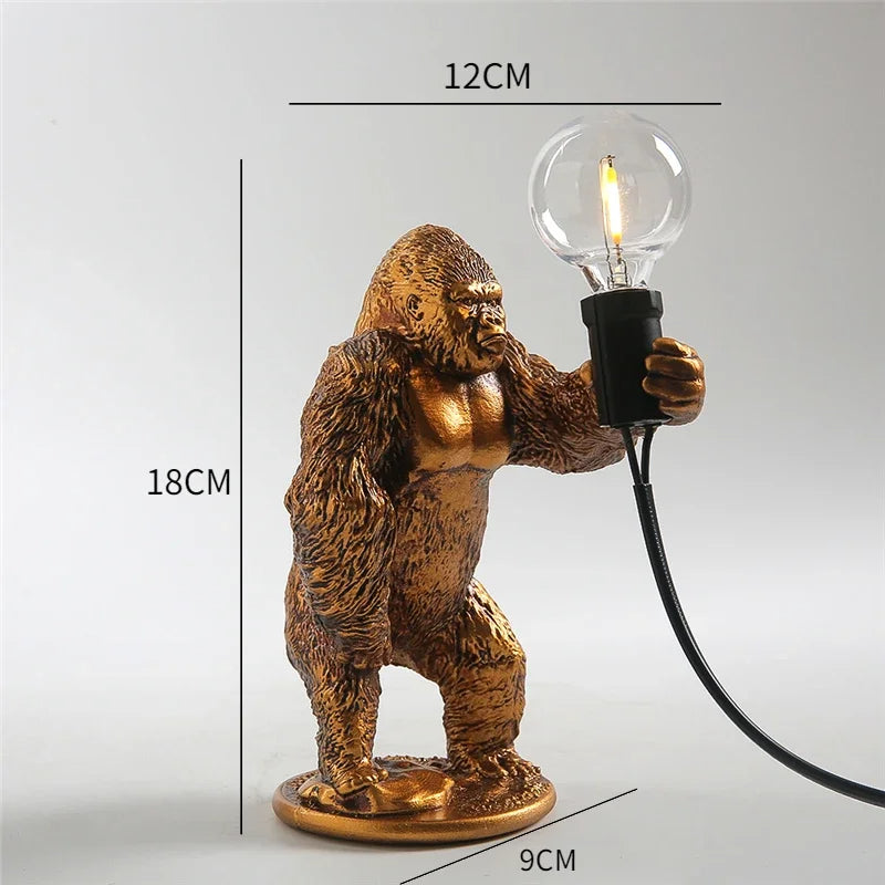 Moderne Mini Gorilla Tafellamp - Korie