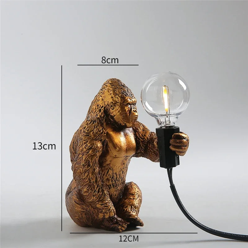 Moderne Mini Gorilla Tafellamp - Korie