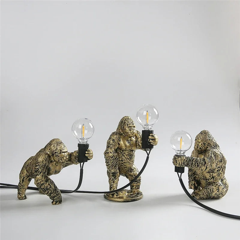 Moderne Mini Gorilla Tafellamp - Korie