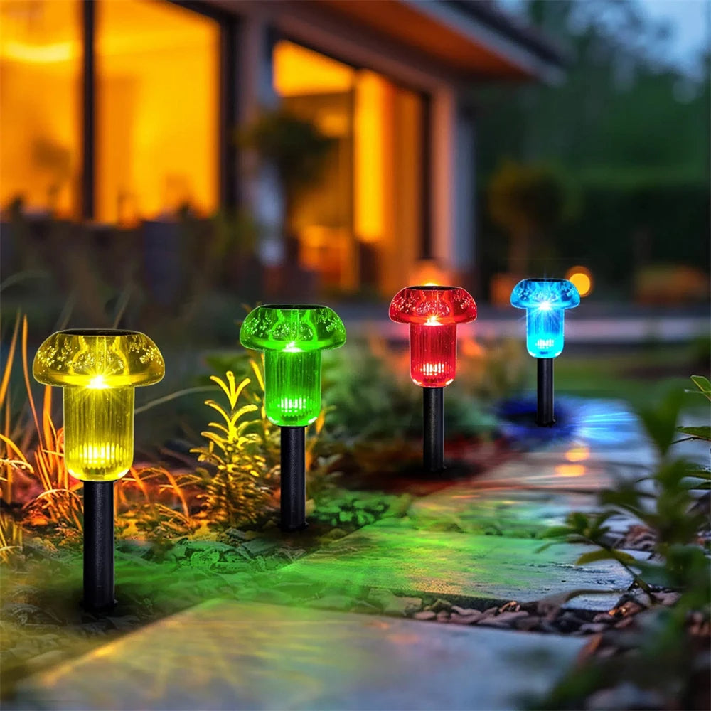 Outdoor tuin pad paddestoel zonne-gazon LED verlichting - WalkPath