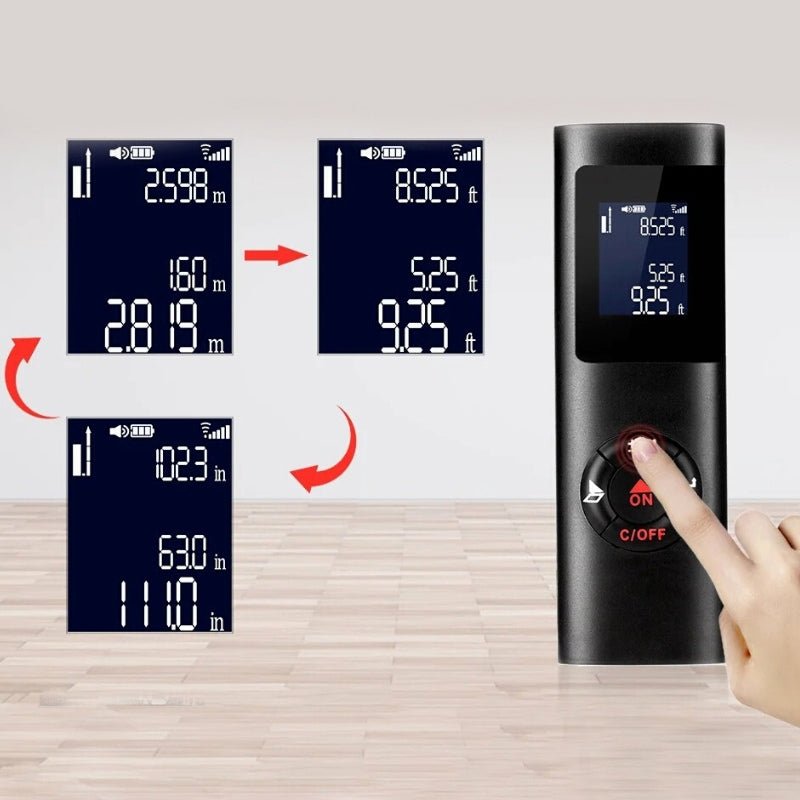 Elektrische afstandsmeter met laser | Meet afstanden zonder moeite - RangeQuick