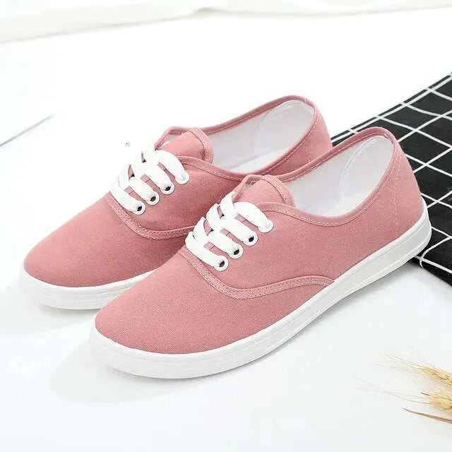 Ademende & Lichtgewicht Canvas Sneakers voor Dames - Jiarleas