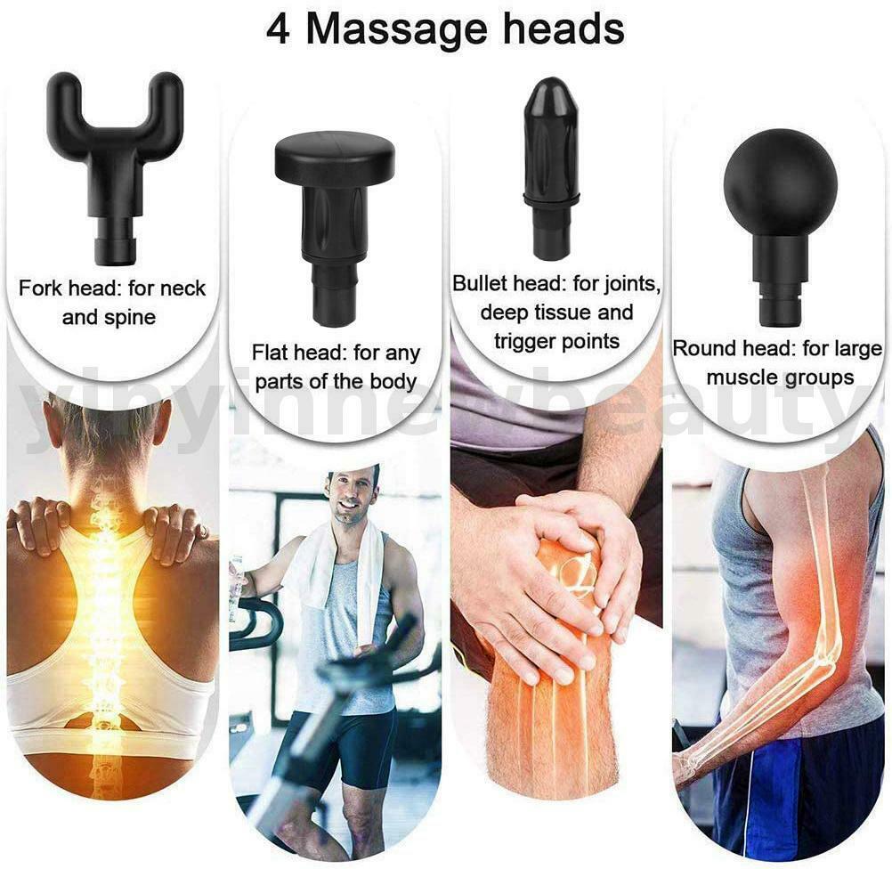 MassRelax | Draagbare Massage Gun | Verlicht Vermoeidheid & Spierpijn