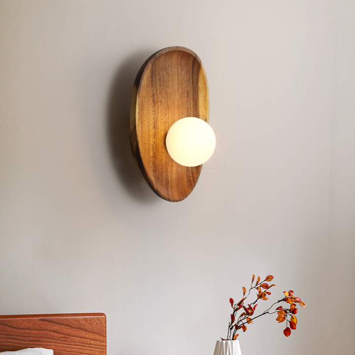 Natuurlijke Houten Wandlamp | Elegante Moderne Wandverlichting met een Warme Gloed - Woody