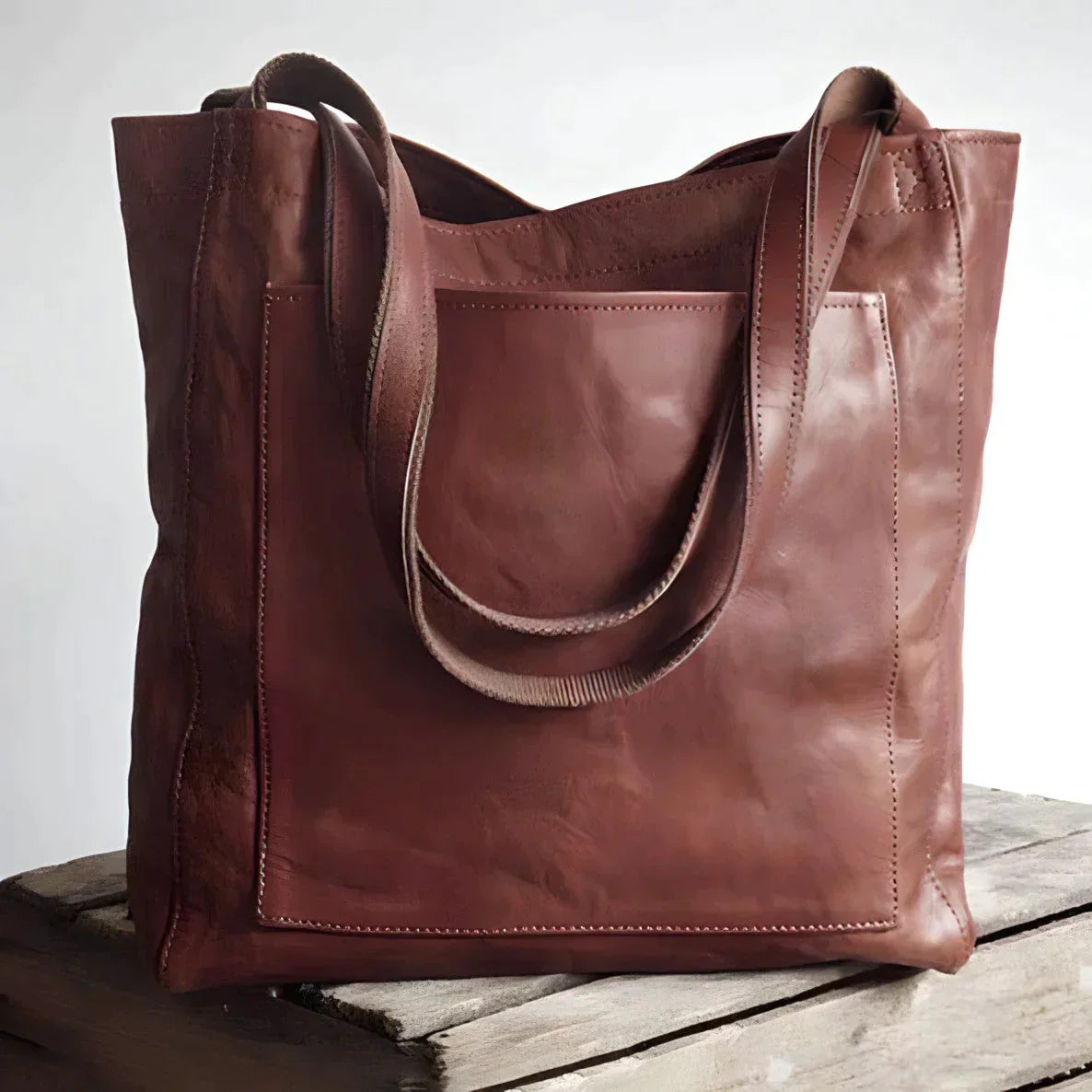 Julien | Vintage Leren tas | Duurzaam