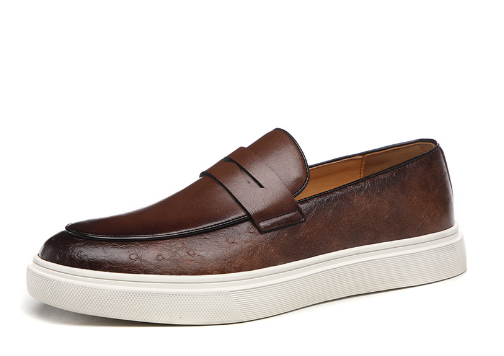 Heren Loafers van Imitatieleer | Tijdloze Stijl en Comfort - Enrico