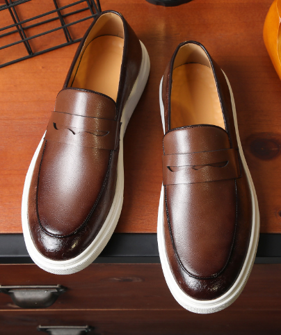 Heren Loafers van Imitatieleer | Tijdloze Stijl en Comfort - Enrico