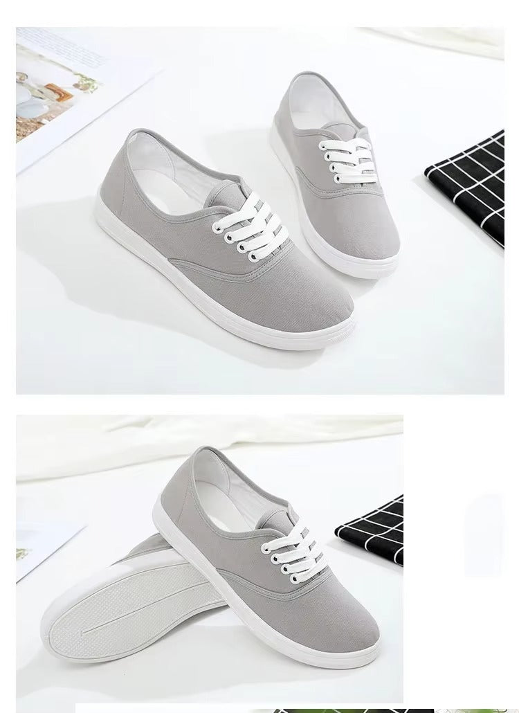 Ademende & Lichtgewicht Canvas Sneakers voor Dames - Jiarleas