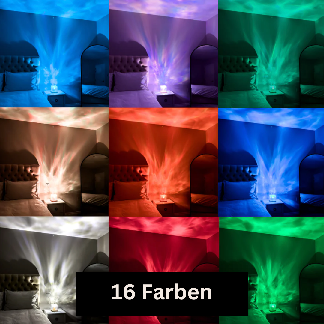 Curora - Noorderlicht lamp 16 verschillende kleuren